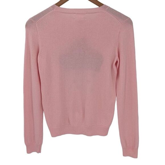 Crewcuts Factory Sequin Sprinkles Cupcake Crewneck Sweater Girls Size 14 Pink - Picture 3 of 5